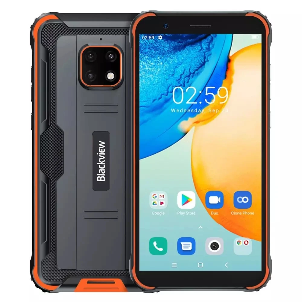 

Blackview BV4900 Pro Smartphone 5.7" IP68 4GB 64GB Octa Core Android 10 13.0MP 5580mAh NFC 4G LTE Rugged Waterproof Mobile Phone