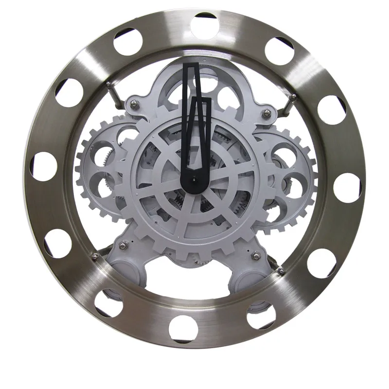 Creative Modern Luxury Wall Clock Silver Metal Gear Clocks Silent Living Room Large 3d Watch Home Industrial Decor Gift Ideas
Creative Modern Luxury Wall Clock Silver Metal Gear Clocks Silent Living Room Large 3d Watch Home Industrial Decor Gift Ideas