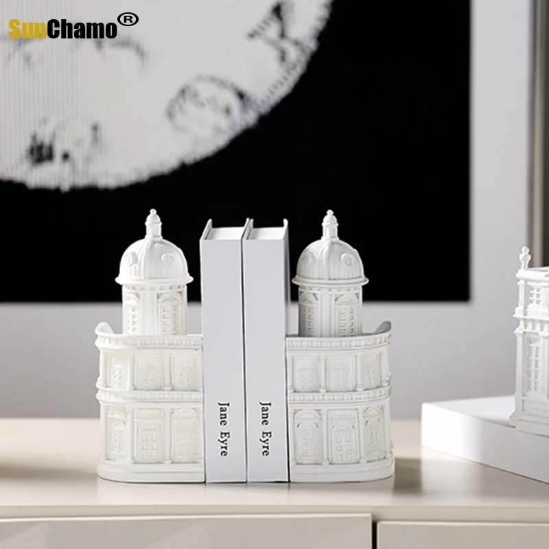 Sunchamo New Groceries Creative Rice White Corner Building Bookstore Resin Bookends Book Support Boutique Gift Student (A Pair)
Sunchamo New Groceries Creative Rice White Corner Building Bookstore Resin Bookends Book Support Boutique Gift Student (A Pair)