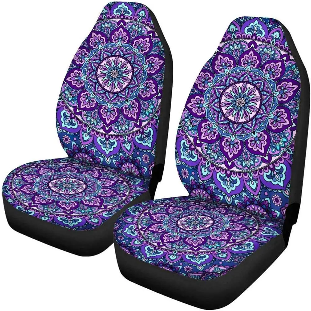 2 PCS Mandala Car Seat Covers Boho Lotus Print Front Auto Seat Cover,Car Bucket Seats Protector Covers Universal fit
2 PCS Mandala Car Seat Covers Boho Lotus Print Front Auto Seat Cover,Car Bucket Seats Protector Covers Universal fit