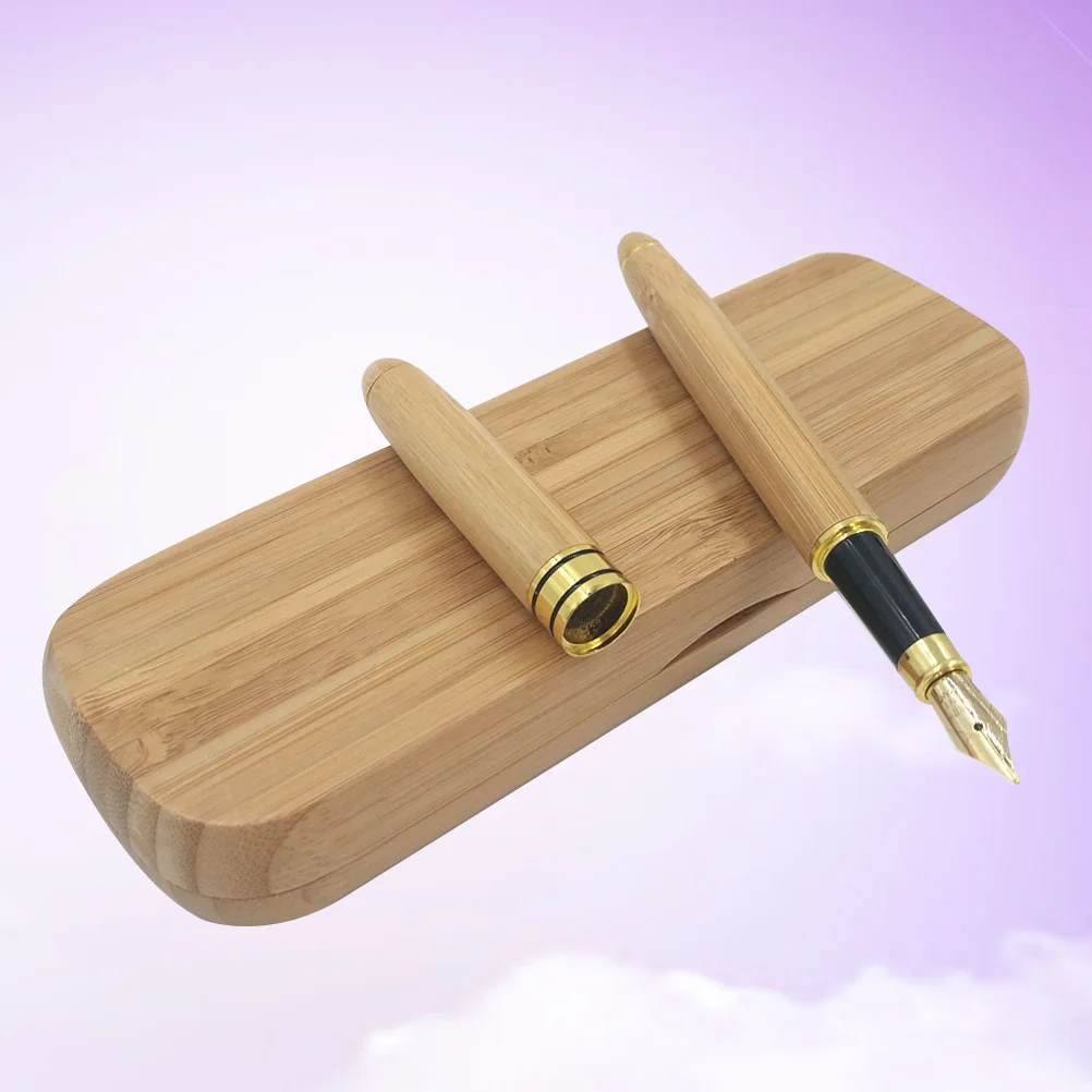Writing Ballpoint Pen Wood Fountain Pen Bamboo Fountain Pen with Gift Case for Signature Calligraphy Birthday Father's Day
Writing Ballpoint Pen Wood Fountain Pen Bamboo Fountain Pen with Gift Case for Signature Calligraphy Birthday Father's Day