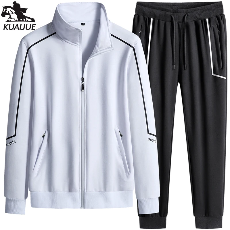 Men Sportswear Sets Spring Autumn New stand collar Suit Mens Sports Tracksuit splicing Men's 2 Piece Set jacket+Sweatpants 806
Men Sportswear Sets Spring Autumn New stand collar Suit Mens Sports Tracksuit splicing Men's 2 Piece Set jacket+Sweatpants 806