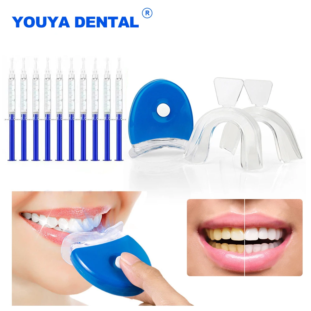 Teeth Whitening kit Peroxide Dental Bleaching System Oral Gel Kit Tooth Whitener dental Teeth products Equipment Bright Home use
Teeth Whitening kit Peroxide Dental Bleaching System Oral Gel Kit Tooth Whitener dental Teeth products Equipment Bright Home use