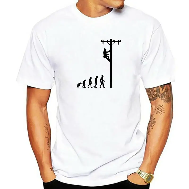 Evolution Of Lineman Funny Electrician A Person Who Fixes T Shirt Gift Summer Style T-shirt Funny Joke Men Casual Short Sleeve
Evolution Of Lineman Funny Electrician A Person Who Fixes T Shirt Gift Summer Style T-shirt Funny Joke Men Casual Short Sleeve