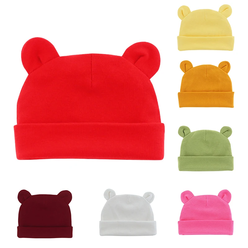 1PC Cute Baby Hat Newborn Beanie Cotton Soft Elastic Baby Cap for Girls Boy Hats Double Ear Curling Infant Bonnet Accessories
1PC Cute Baby Hat Newborn Beanie Cotton Soft Elastic Baby Cap for Girls Boy Hats Double Ear Curling Infant Bonnet Accessories