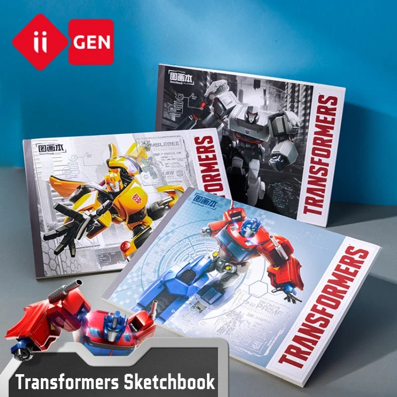 Детский пустой альбом для рисования Iigen Transformers утолщенная книга в детском саду