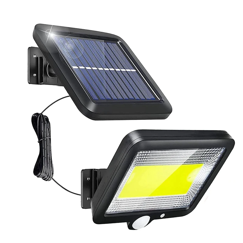 100 COB (Led) перезаряжаемая Солнечная лампа, уличный садовый светильник на солнечной батарее, Ip65 светильник с датчиком движения для сада
100 COB (Led) перезаряжаемая Солнечная лампа, уличный садовый светильник на солнечной батарее, Ip65 светильник с датчиком движения для сада
