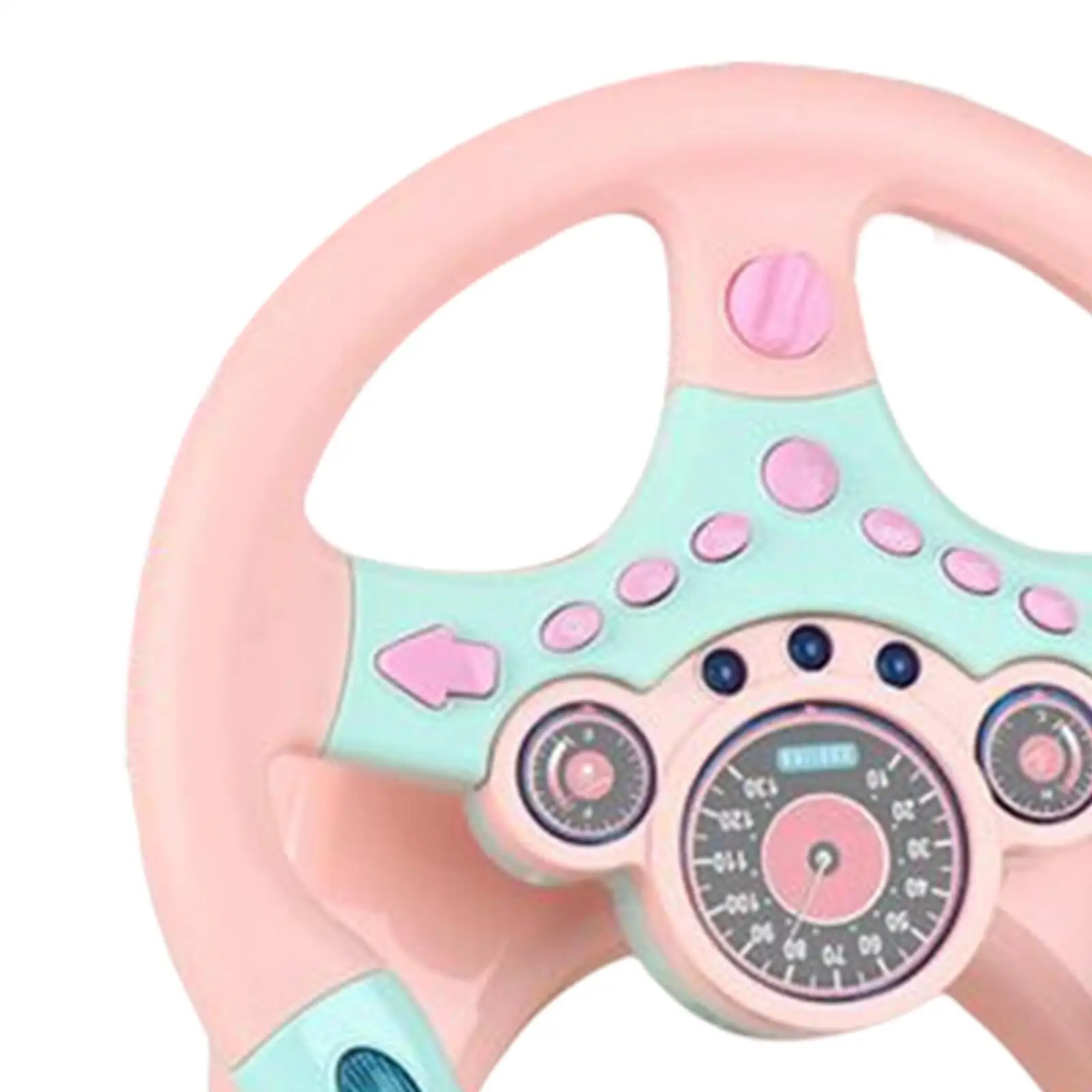 Kids Simulation Steering Wheel Toys Battery Powered 360 Rotation Portable Driving Controller for Birthday Gifts Educational Toys
Kids Simulation Steering Wheel Toys Battery Powered 360 Rotation Portable Driving Controller for Birthday Gifts Educational Toys