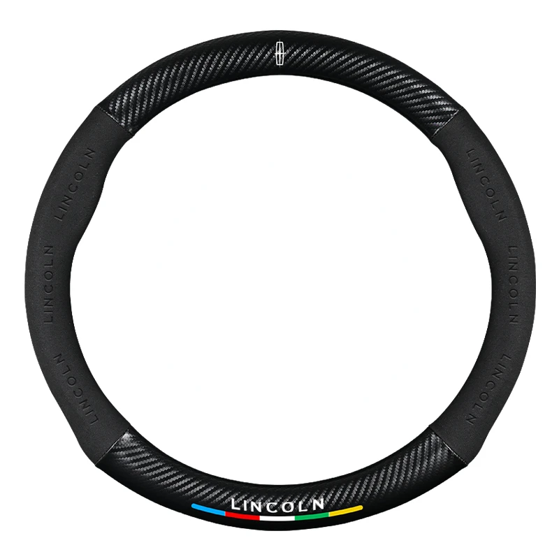 3D Embossing Carbon Fiber Leather Car Steering Wheel Cover For Lincoln Zephyr Corsair Nautilus MKC Continental MKZ MKX Navigator
3D Embossing Carbon Fiber Leather Car Steering Wheel Cover For Lincoln Zephyr Corsair Nautilus MKC Continental MKZ MKX Navigator