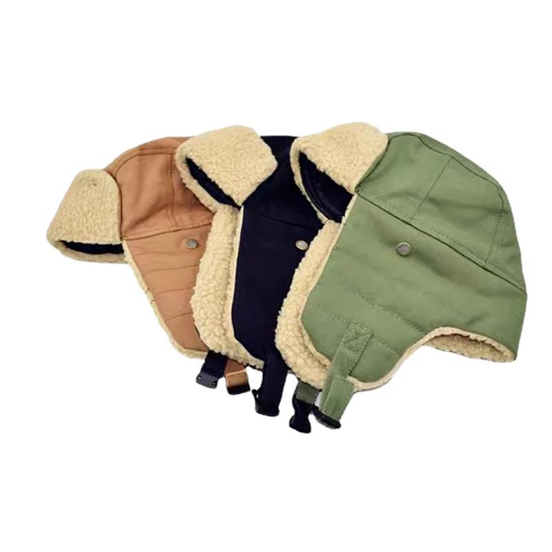 Retro Winter Warm Bomber Hats Earflap Men Women Ear Flap Hat Windproof Cycling Warm Thick Snow Hat for Women Men Casquette Hiver
Retro Winter Warm Bomber Hats Earflap Men Women Ear Flap Hat Windproof Cycling Warm Thick Snow Hat for Women Men Casquette Hiver