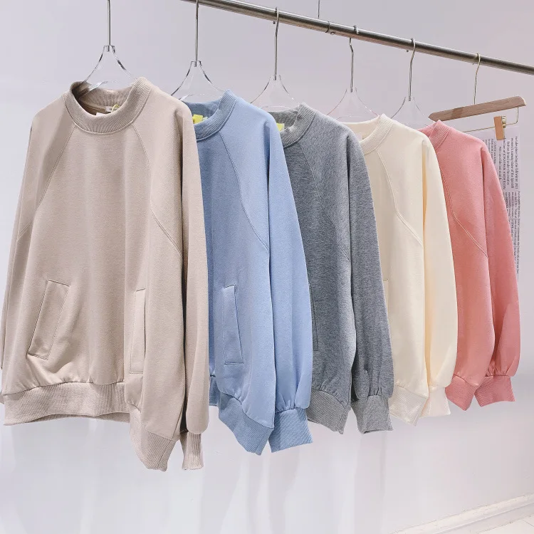 solid color long-sleeve hoodies Women oversized crewneck sweatshirt Fashion loose casual Streetwear clothing fall 2021 tops
solid color long-sleeve hoodies Women oversized crewneck sweatshirt Fashion loose casual Streetwear clothing fall 2021 tops