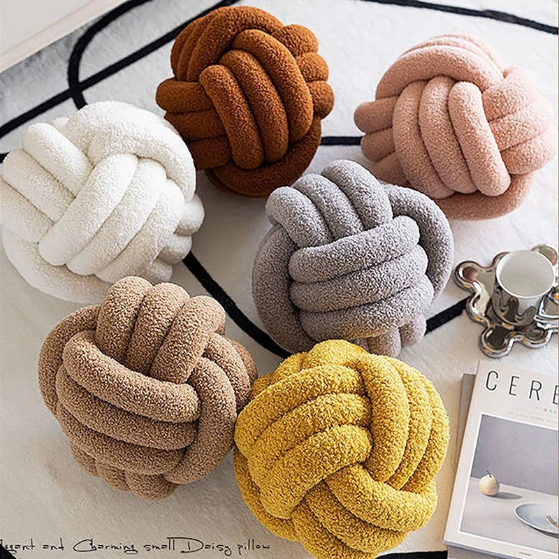 Korean Solid Color Plush Pillow Creative Twist Pillow Knot Round Retro Special-Shaped Geometry Cushion Simple Home Decoration
Korean Solid Color Plush Pillow Creative Twist Pillow Knot Round Retro Special-Shaped Geometry Cushion Simple Home Decoration