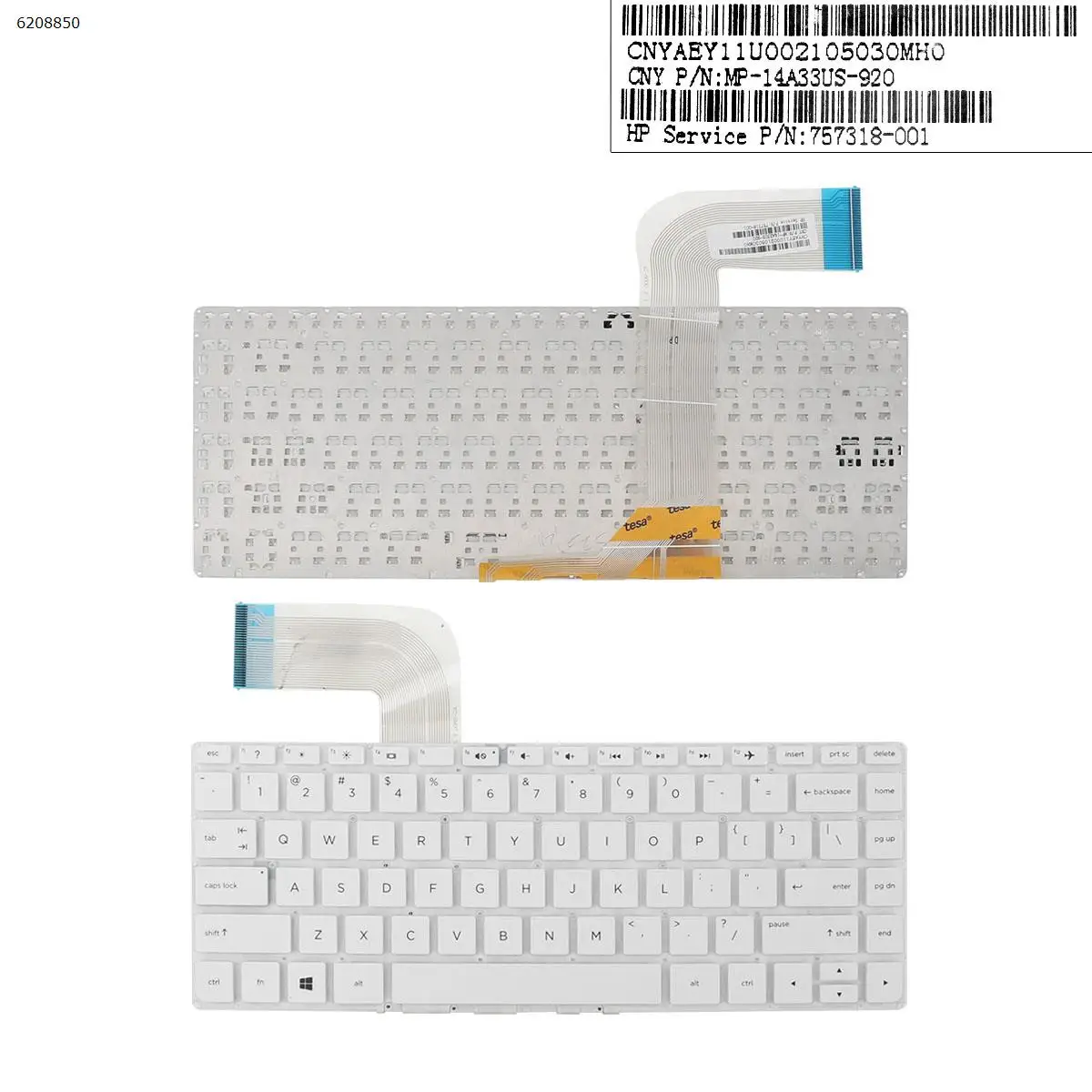 Клавиатура для ноутбука HP Pavilion 14-v218tx 14-V000 14-V100 14-V200 14t-v000 14t-v100 белая без рамки без фольги
Клавиатура для ноутбука HP Pavilion 14-v218tx 14-V000 14-V100 14-V200 14t-v000 14t-v100 белая без рамки без фольги