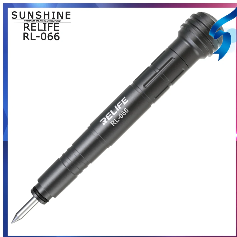 Diamond pen Fixed-Point Breaking Glass RELIFE RL-066 Adjustable Strength Break Under Pressure For iPhone 8 to 11 12 Pro Max Rear
Diamond pen Fixed-Point Breaking Glass RELIFE RL-066 Adjustable Strength Break Under Pressure For iPhone 8 to 11 12 Pro Max Rear