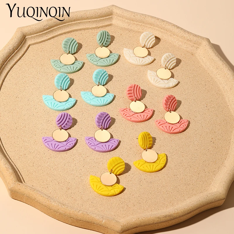 New Fashion Metal Clay Dangle Earrings For Women Statement Geometric Colorful Cute Long Earrings Girl Brincos 2022 Trend Jewelry
New Fashion Metal Clay Dangle Earrings For Women Statement Geometric Colorful Cute Long Earrings Girl Brincos 2022 Trend Jewelry