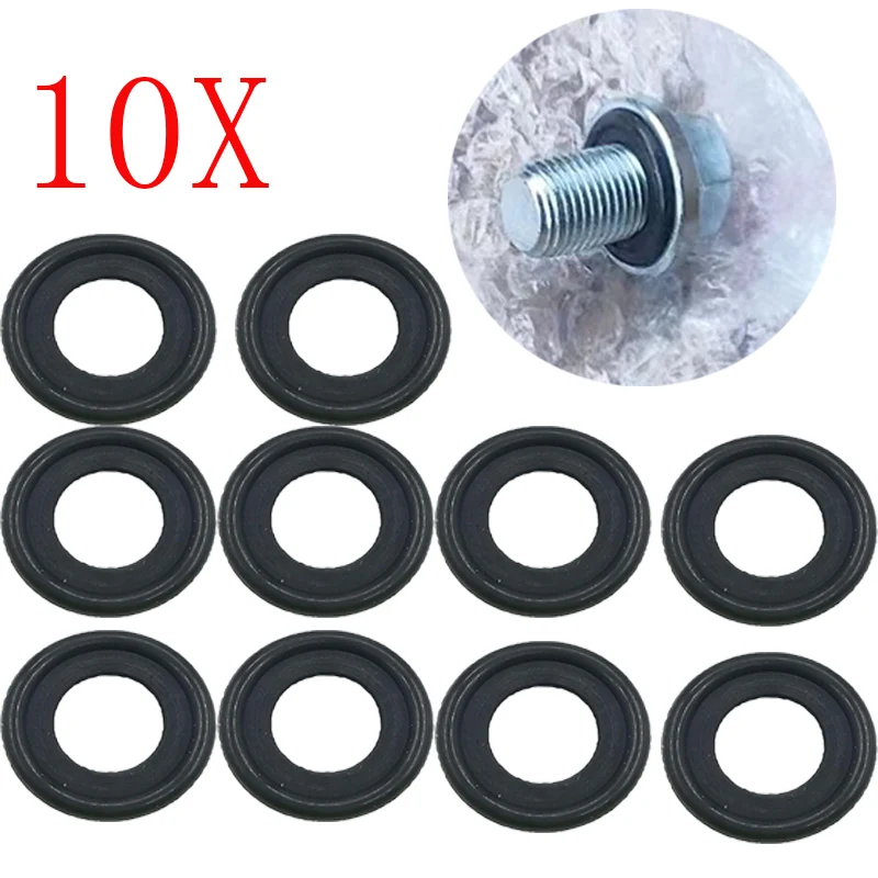 10X Auto Engine Oil Drain Plug Gaskets For Jaguar Landrover Oil Pan Screw Washer Rubber Washer Gasket Ford Volvo Mazda
10X Auto Engine Oil Drain Plug Gaskets For Jaguar Landrover Oil Pan Screw Washer Rubber Washer Gasket Ford Volvo Mazda