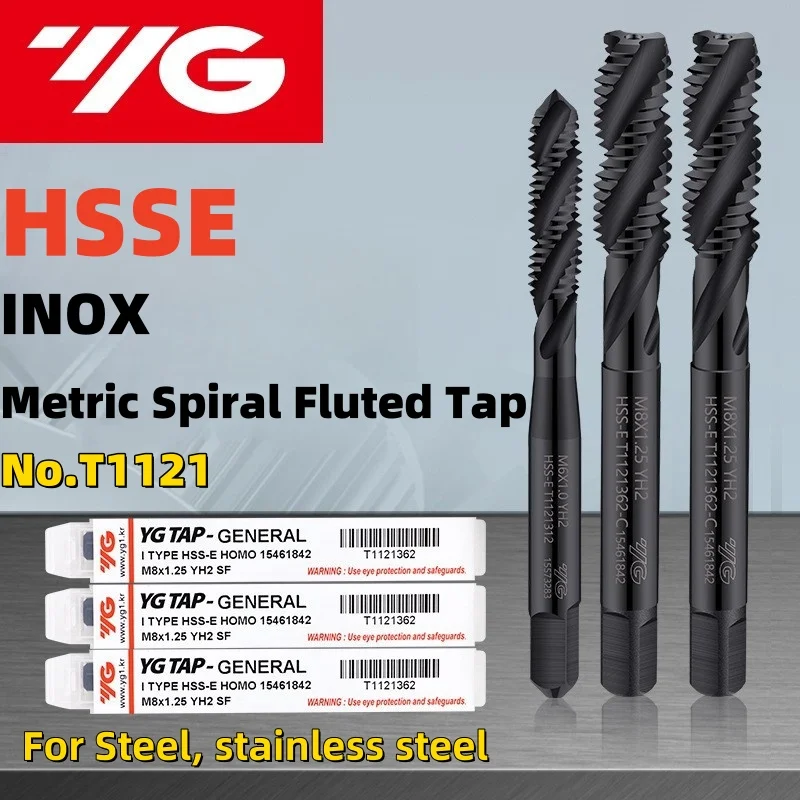 Метчики VAYNE YG HSSE INOX Метрические спиральные 
Метчики VAYNE YG HSSE INOX Метрические спиральные