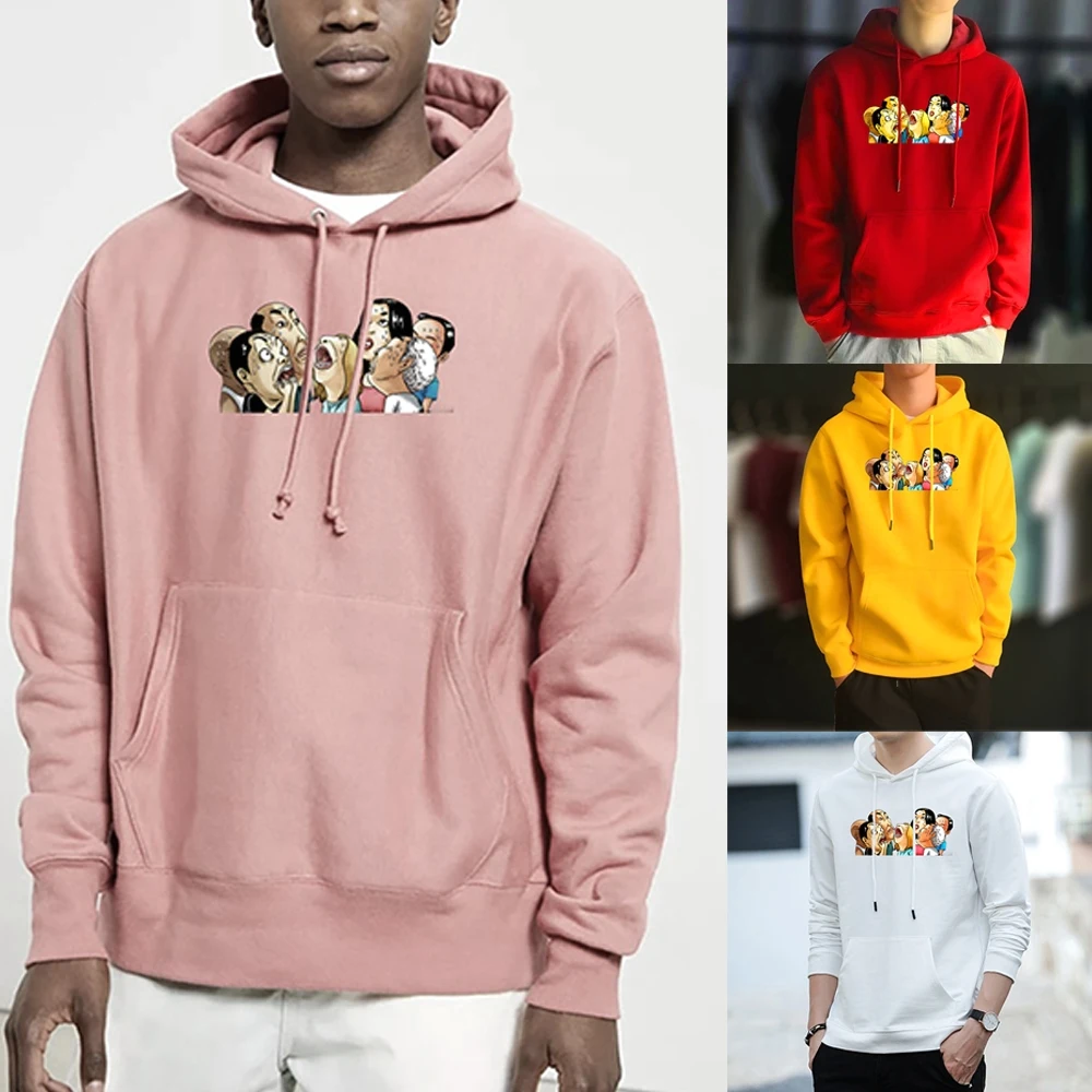 Hoodies Sweatshirts Streetwear Mens Hip Hop Casual Cartoon Print Pullover Hooded Male Long Sleeve Tops Fashion All-match Clothes
Hoodies Sweatshirts Streetwear Mens Hip Hop Casual Cartoon Print Pullover Hooded Male Long Sleeve Tops Fashion All-match Clothes