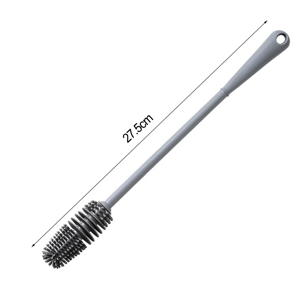 Home Kitchen Cup Brush Kitchen Tools Silicone Washing Tool Bottle Water Feeder Cleaning Brush Flexible Gray/White 1pcs
Home Kitchen Cup Brush Kitchen Tools Silicone Washing Tool Bottle Water Feeder Cleaning Brush Flexible Gray/White 1pcs