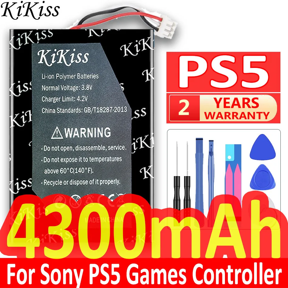 KiKiss 4300mAh LIP1708 LIP 1708 for Sony PS5 Controller Battery Rechargeable Built-in Lithium Battery
KiKiss 4300mAh LIP1708 LIP 1708 for Sony PS5 Controller Battery Rechargeable Built-in Lithium Battery
