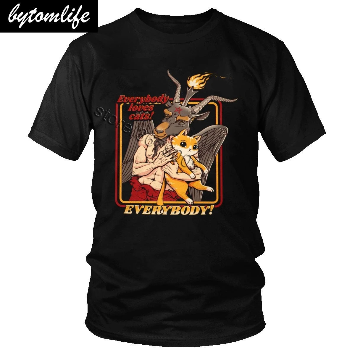 Funny Demon Lucifer Devil Shirt Humor Cat Even Satan T Shirt Short Sleeved Cotton Casual Graphic Summer T-Shirt
Funny Demon Lucifer Devil Shirt Humor Cat Even Satan T Shirt Short Sleeved Cotton Casual Graphic Summer T-Shirt