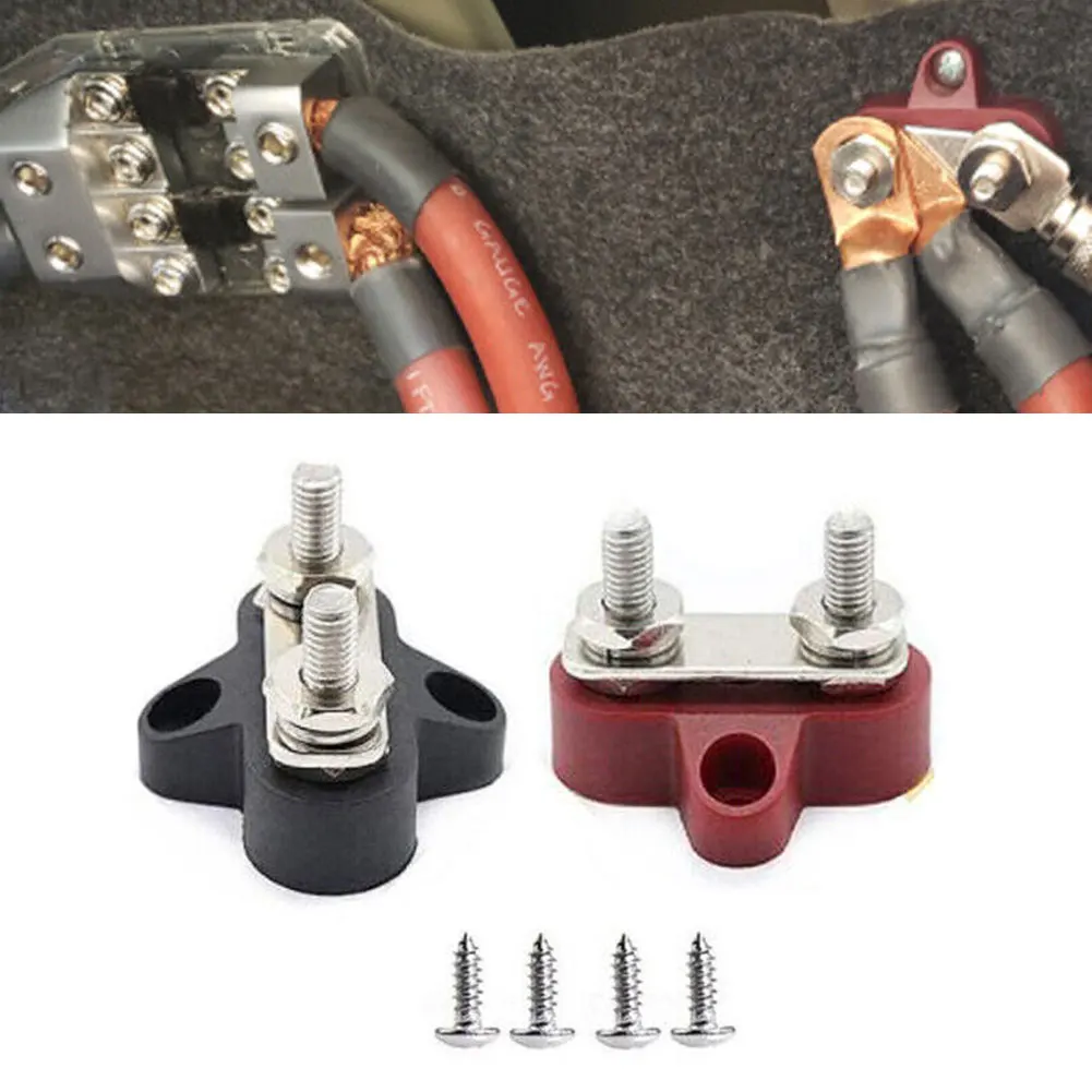 2pcs 5/16" Terminal Block Studs M8 48V Block Bus Bar Power Distribution Stud Positive Negative BusBar For Truck RV Boat
2pcs 5/16" Terminal Block Studs M8 48V Block Bus Bar Power Distribution Stud Positive Negative BusBar For Truck RV Boat