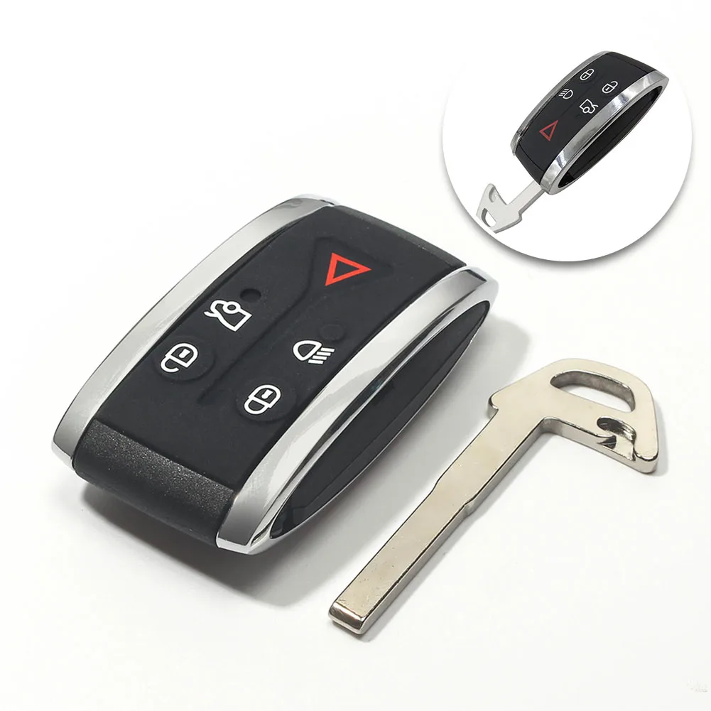 1x Remote Key Case For Jaguar XF XKR XK XFR 5 Button Smart Car Key Fob Case Cover Shell + Blade For Car Auto Replacement Parts
1x Remote Key Case For Jaguar XF XKR XK XFR 5 Button Smart Car Key Fob Case Cover Shell + Blade For Car Auto Replacement Parts