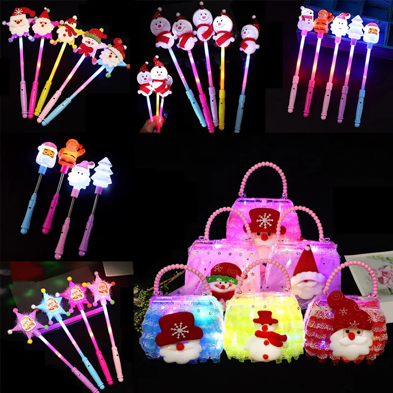 10pcs LED Christmas Glow Stick Light Santa Snowman Glowing Wands New Year Toys Festival Decoration Party Supplies Xmas Gifts
10pcs LED Christmas Glow Stick Light Santa Snowman Glowing Wands New Year Toys Festival Decoration Party Supplies Xmas Gifts