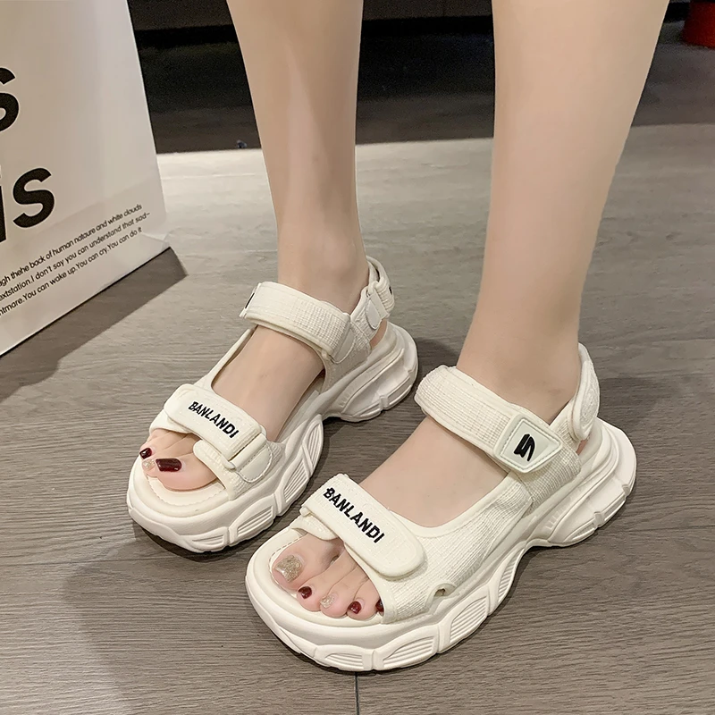 Ladies Shoes 2023 Brand Basic Women's Sandals Summer Solid New Round Toe Casual Sandals Women Light Platform Sandals Zapatos
Ladies Shoes 2023 Brand Basic Women's Sandals Summer Solid New Round Toe Casual Sandals Women Light Platform Sandals Zapatos