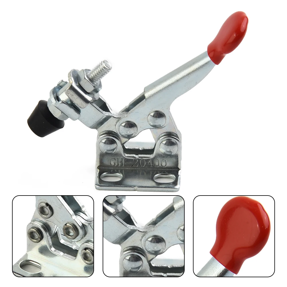 GH-20400 Woodwork Lever Clamp Horizontal Toggle Clamp Quick-Release Workbench Clamping 20KG Clamp For Woodworking Carpentry Tool
GH-20400 Woodwork Lever Clamp Horizontal Toggle Clamp Quick-Release Workbench Clamping 20KG Clamp For Woodworking Carpentry Tool