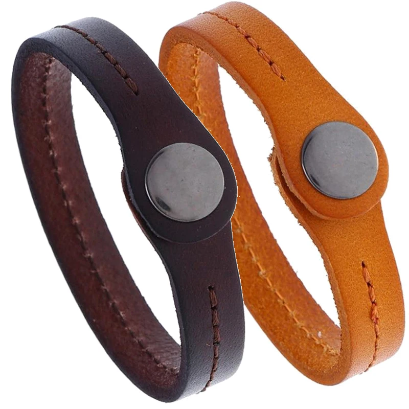 New Fashion Punk Bracelet Homme Classic Brown Leather Bracelets & Bangles For Women Men Jewelry Dropshipping
New Fashion Punk Bracelet Homme Classic Brown Leather Bracelets & Bangles For Women Men Jewelry Dropshipping
