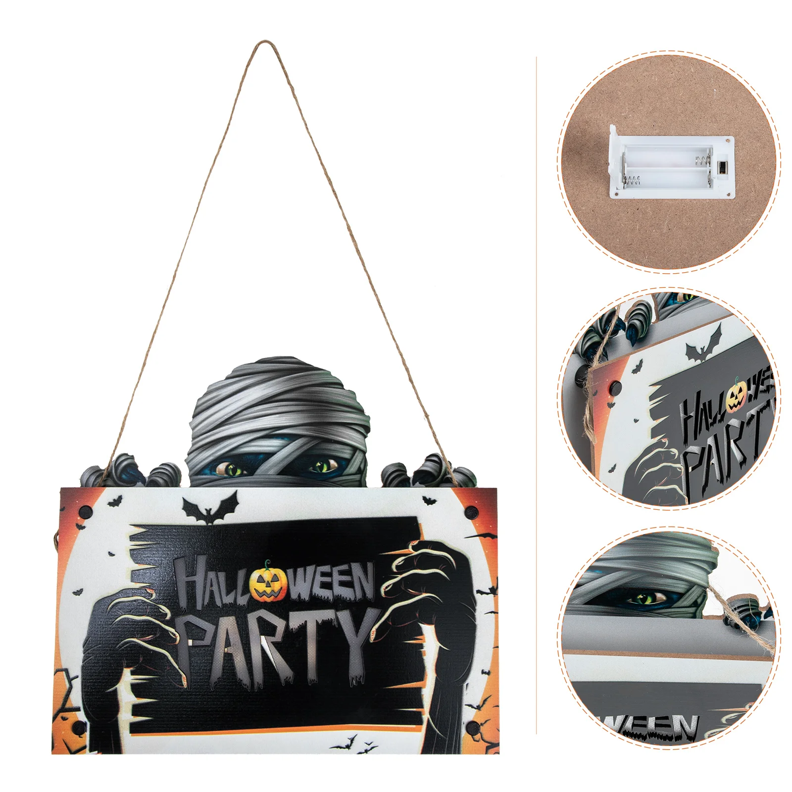 Halloween Ornaments Door Sign Festival Pendant Decor Listing Light Design Wood Luminous Party Decors
Halloween Ornaments Door Sign Festival Pendant Decor Listing Light Design Wood Luminous Party Decors