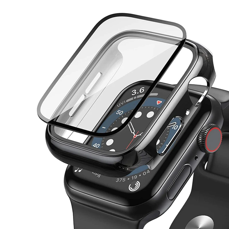 Glass+Cover For Apple Watch case 45mm 41mm 44mm 40mm 42mm 38mm iWatch Accessorie Screen Protector Apple watch serie 7 6 SE 5 3
Glass+Cover For Apple Watch case 45mm 41mm 44mm 40mm 42mm 38mm iWatch Accessorie Screen Protector Apple watch serie 7 6 SE 5 3