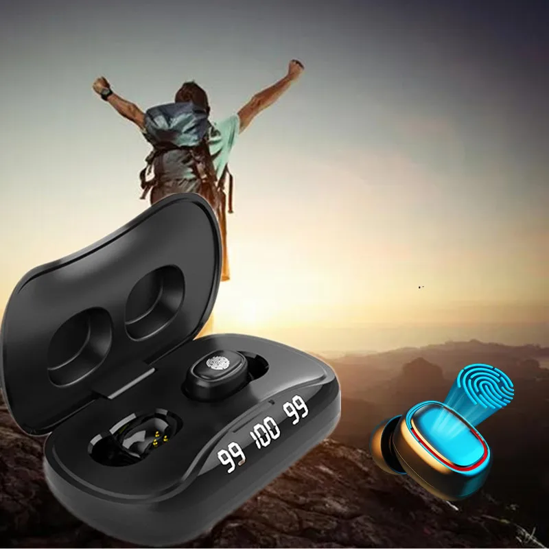 TWS Wireless Headphones Handsfree 5.0 Bluetooth Earphones Fitness Gaming Headset Mini In-ear Earbuds Microphone for Smart Phone
TWS Wireless Headphones Handsfree 5.0 Bluetooth Earphones Fitness Gaming Headset Mini In-ear Earbuds Microphone for Smart Phone