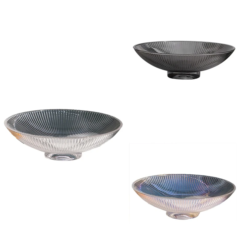 Stripe Transparent Fruit Bowl Dinner Dishes Dessert Plate Salad Bowl Snacks Dish Dining Table Serving Trays
Stripe Transparent Fruit Bowl Dinner Dishes Dessert Plate Salad Bowl Snacks Dish Dining Table Serving Trays