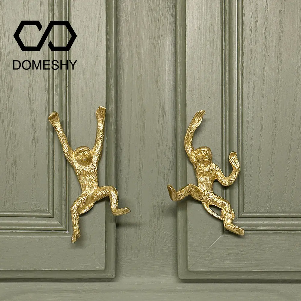Monkey brass knob Unique monkey furniture pull Animal cabinet knob Golden jungle drawer pull Tropical decorative closet knob
Monkey brass knob Unique monkey furniture pull Animal cabinet knob Golden jungle drawer pull Tropical decorative closet knob
