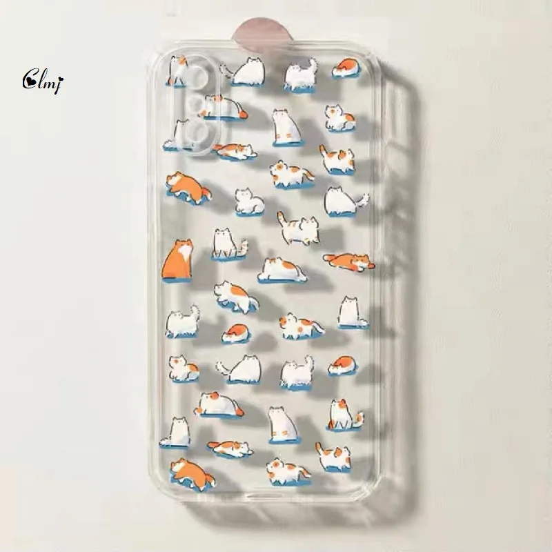Clmj Cute Dog Cat Duck Phone Case For iPhone 11 Pro 12 13 Mini 14 Plus X XS Max XR Se 2020 7 8 Soft Silicone Protective Cover
Clmj Cute Dog Cat Duck Phone Case For iPhone 11 Pro 12 13 Mini 14 Plus X XS Max XR Se 2020 7 8 Soft Silicone Protective Cover