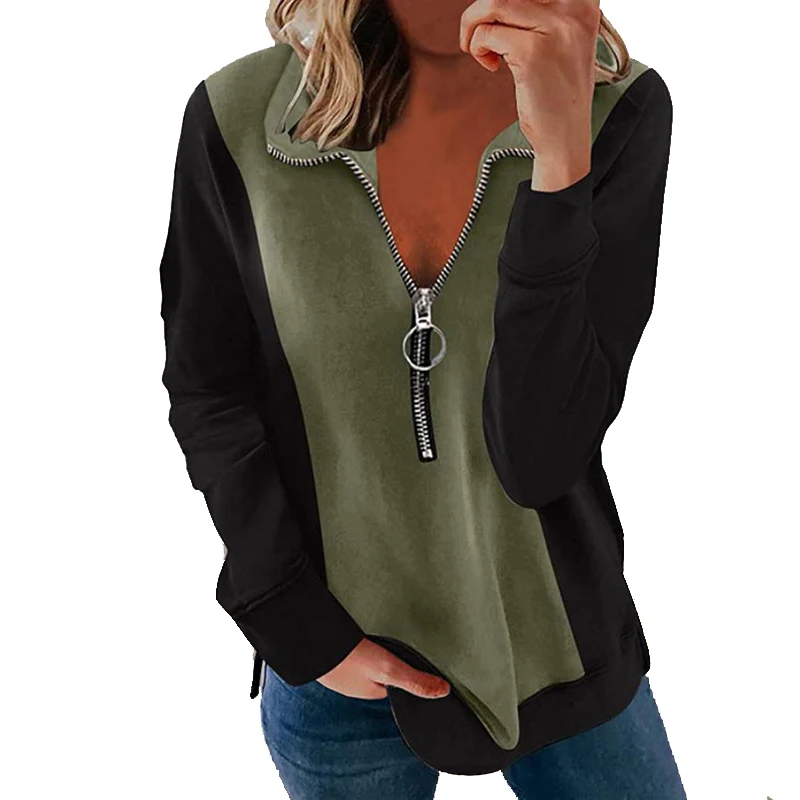 Y2K Women Zipper T-Shirts Green Casual Oversized Harajuku Pullovers Vintage Korean Streetwear Patchwork Sweatshirt Tops Clothes
Y2K Women Zipper T-Shirts Green Casual Oversized Harajuku Pullovers Vintage Korean Streetwear Patchwork Sweatshirt Tops Clothes