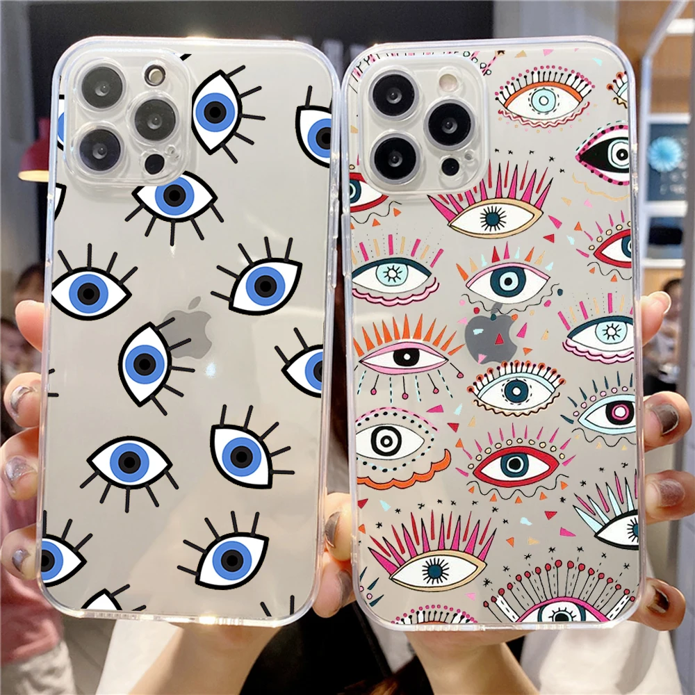 Evil eyes Transparent clear phone case for xiaomi redmi mi note 7 8 9 10 11 12 k40 pro t s ultra lite 5g
Evil eyes Transparent clear phone case for xiaomi redmi mi note 7 8 9 10 11 12 k40 pro t s ultra lite 5g