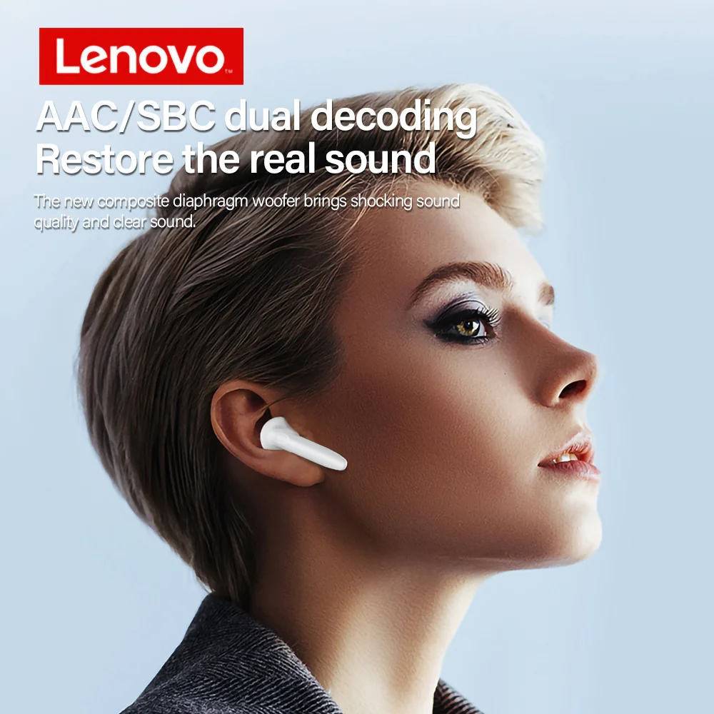 Original Lenovo XT96 Bluetooth 5.1 Headphone With Mic TWS Wireless Earbuds AAC Stereo Bass Headsets Noise Cancelling Earphones
Original Lenovo XT96 Bluetooth 5.1 Headphone With Mic TWS Wireless Earbuds AAC Stereo Bass Headsets Noise Cancelling Earphones