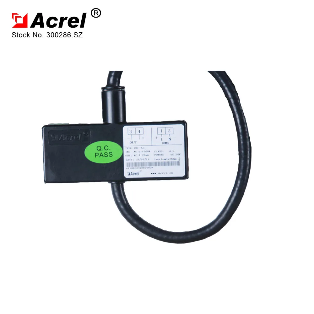 BR-AI Rogowski Coil Current Transducer Input AC0-20000A Output 4-20mA With Energy Meters 
BR-AI Rogowski Coil Current Transducer Input AC0-20000A Output 4-20mA With Energy Meters