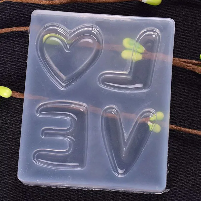 Transparent Love Letters Form Silicone Cake Mold Chocolate Fondant Moulds Baking 
Transparent Love Letters Form Silicone Cake Mold Chocolate Fondant Moulds Baking