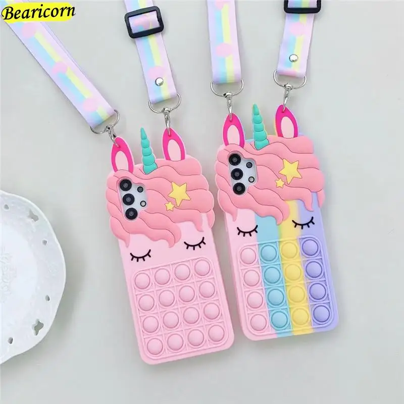 Fidget Toys Bubble Case For Samsung Galaxy S22 S21 S20 FE S10 S9 S8 Note 9 10 20 Ultra Plus Xcover 5 Cartoon Unicorn Soft Cover
Fidget Toys Bubble Case For Samsung Galaxy S22 S21 S20 FE S10 S9 S8 Note 9 10 20 Ultra Plus Xcover 5 Cartoon Unicorn Soft Cover