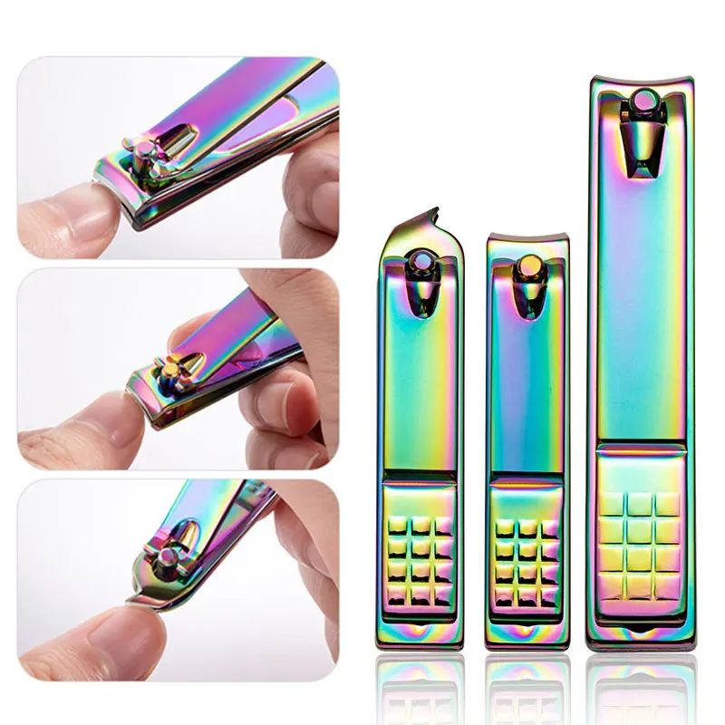 Stainless Steel Nail Clipper Travel Fingernail Cutter Trimmer Machine Toenail Scissors Nippers Nail File Pedicure Trimmer Tool
Stainless Steel Nail Clipper Travel Fingernail Cutter Trimmer Machine Toenail Scissors Nippers Nail File Pedicure Trimmer Tool