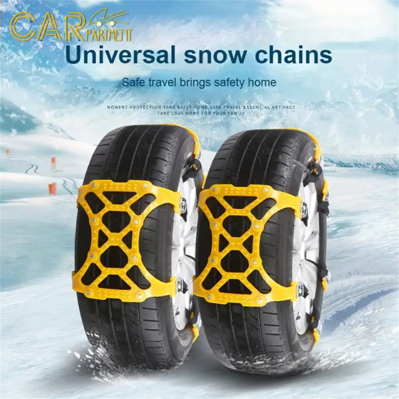 Emergency Winter Anti-slip Chain 6pcs Off Road Motorcycle Automobile Plastic Snow Chains Set Winter Roadway Safety Anti Skid
Emergency Winter Anti-slip Chain 6pcs Off Road Motorcycle Automobile Plastic Snow Chains Set Winter Roadway Safety Anti Skid