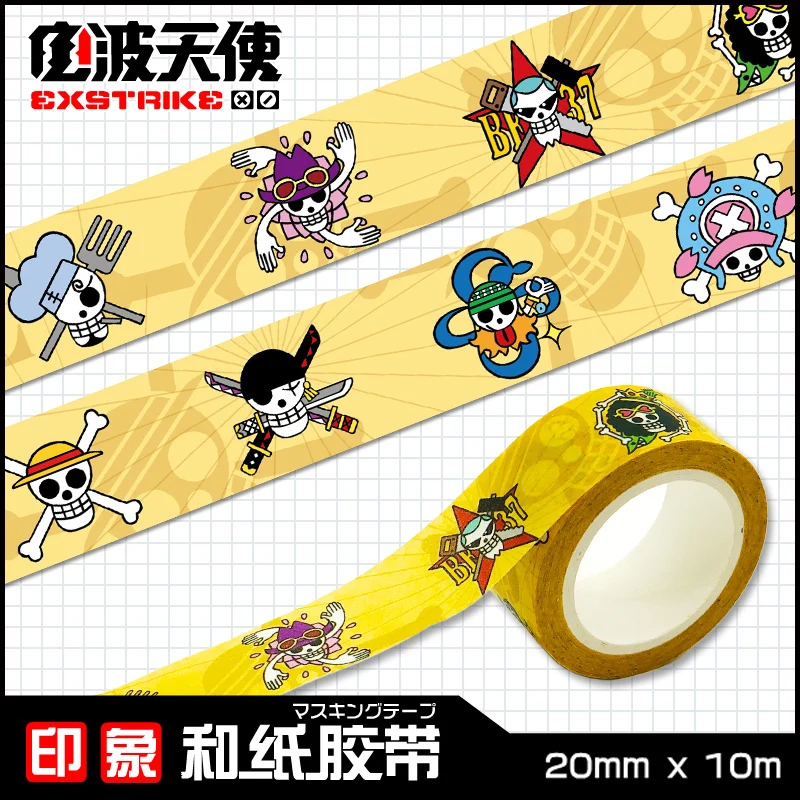 One Piece Paper Tape Luffy Zoro Nami Sanji Pirate Adhesive Tape Text Section Handbook Stickers Adhesive Tape Gifts for Kids
One Piece Paper Tape Luffy Zoro Nami Sanji Pirate Adhesive Tape Text Section Handbook Stickers Adhesive Tape Gifts for Kids