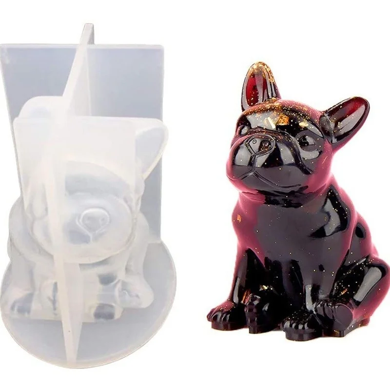 Crystal Epoxy Mold 3D French Bulldog Silicone UV Mold Cake Mousse Chocolate Shaped Dessert Decoration Baking Mold
Crystal Epoxy Mold 3D French Bulldog Silicone UV Mold Cake Mousse Chocolate Shaped Dessert Decoration Baking Mold