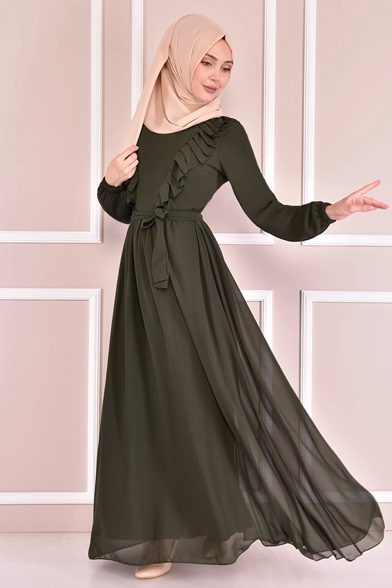 Шифоновое платье цвета хаки, мусульманская женская одежда, открытое женское платье-Абая, женское платье в турецком магазине, мусульманское ...
Шифоновое платье цвета хаки, мусульманская женская одежда, открытое женское платье-Абая, женское платье в турецком магазине, мусульманское ...