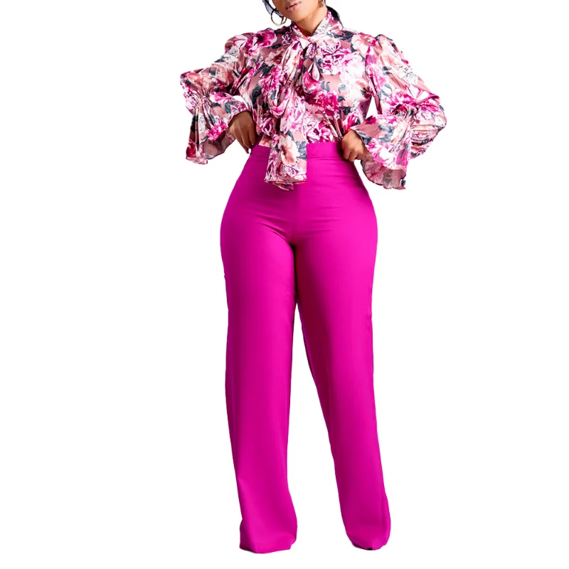 2 Pieces Women's Sets Summer Autumn Flower Print Blouse Shirt Suit Tops And Pants Suits Dashiki African Set Tracksuit Outfit
2 Pieces Women's Sets Summer Autumn Flower Print Blouse Shirt Suit Tops And Pants Suits Dashiki African Set Tracksuit Outfit