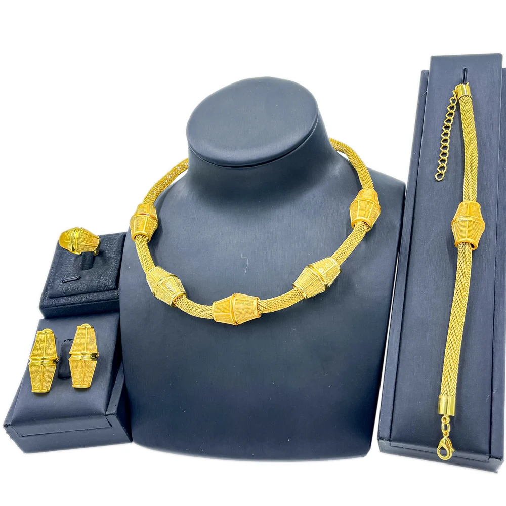Turkish Jewelry Classic Long Necklaces Geometric Bracelet for Women Earrings Wedding Ring Bridesmaid Gift Fashion Jewelry Sets
Turkish Jewelry Classic Long Necklaces Geometric Bracelet for Women Earrings Wedding Ring Bridesmaid Gift Fashion Jewelry Sets